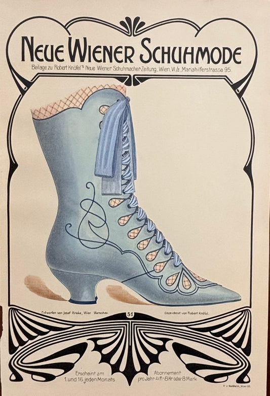 New Viennese Shoe Fashion 5, by Unknown