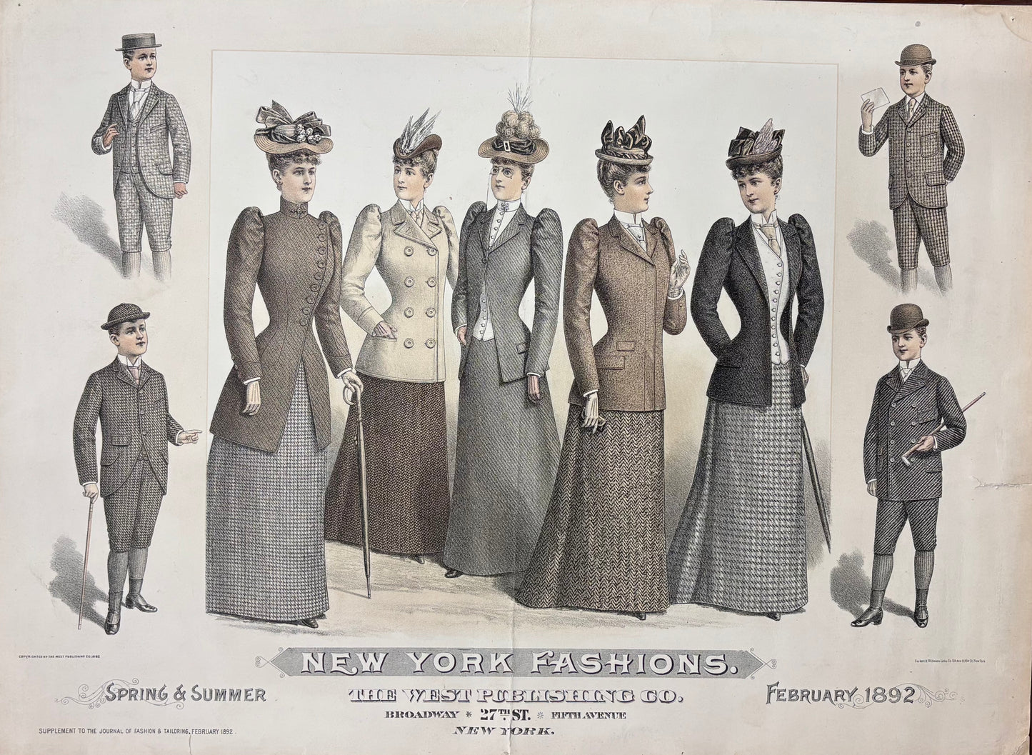 New York Fashions: Spring & Summer by Anonymous American artist