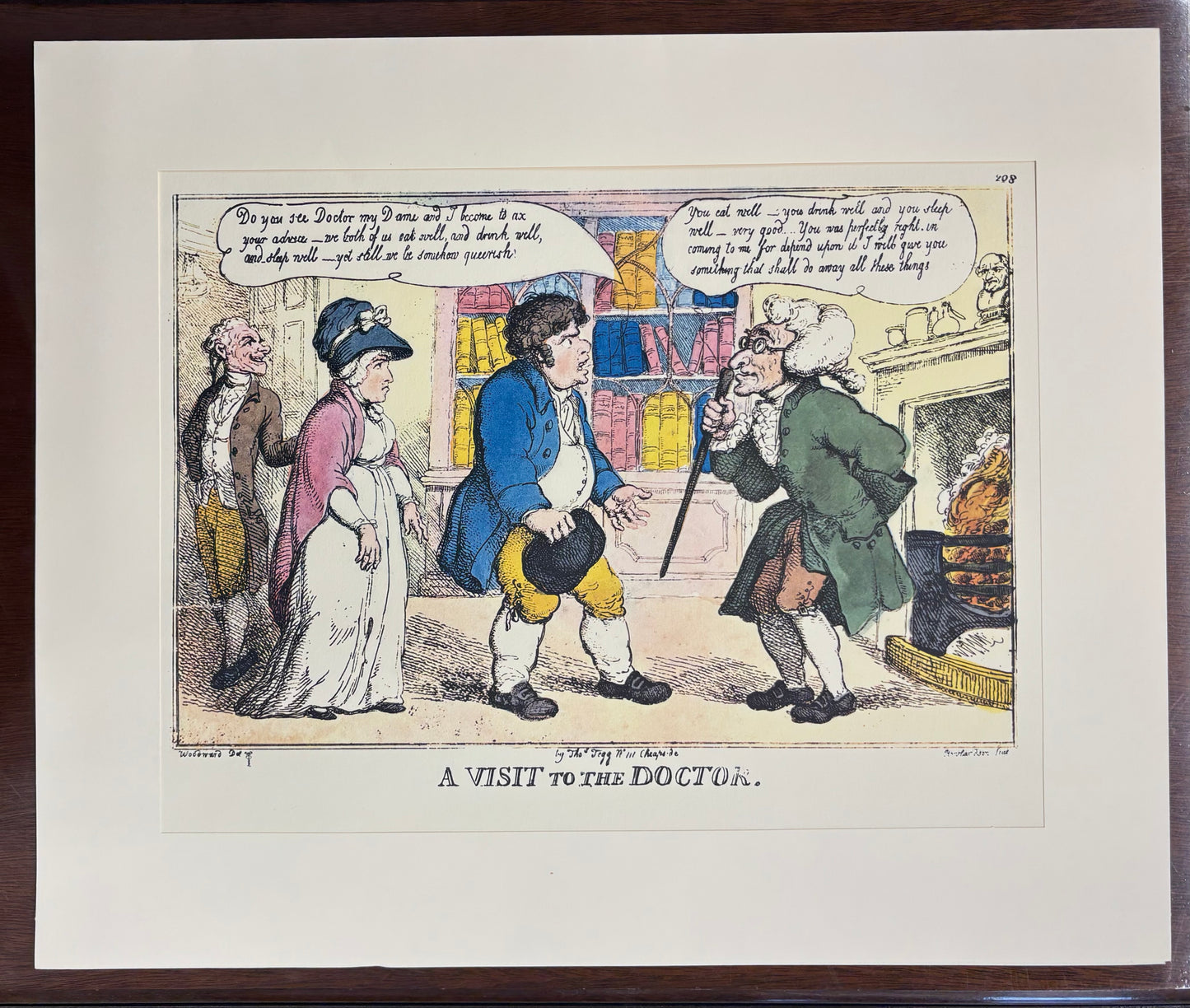 A Visit to the Doctor by Thomas Rowlandson