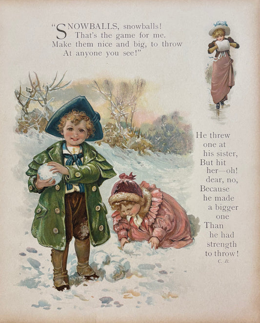 Snowballs by artist unknown