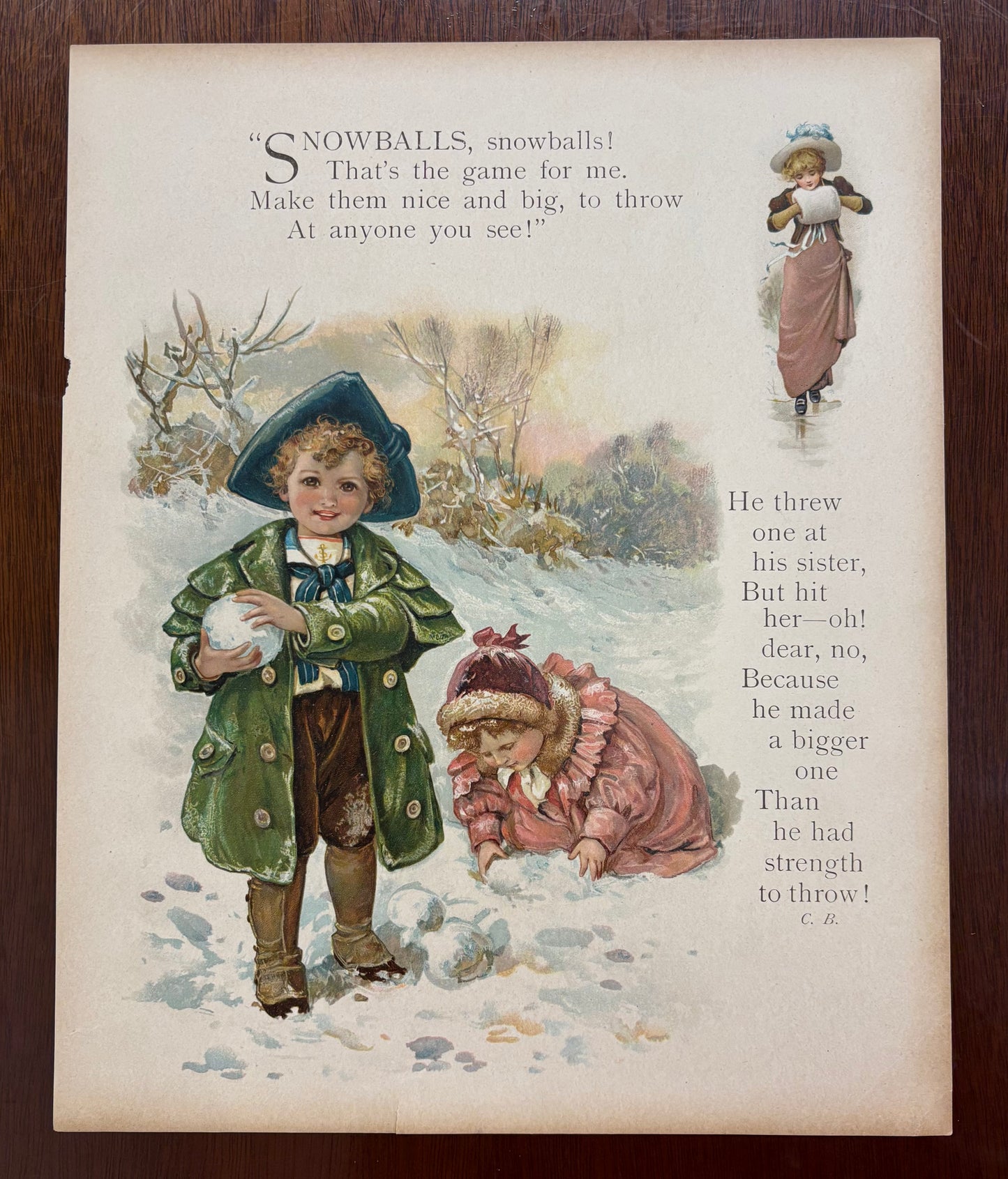 Snowballs by artist unknown