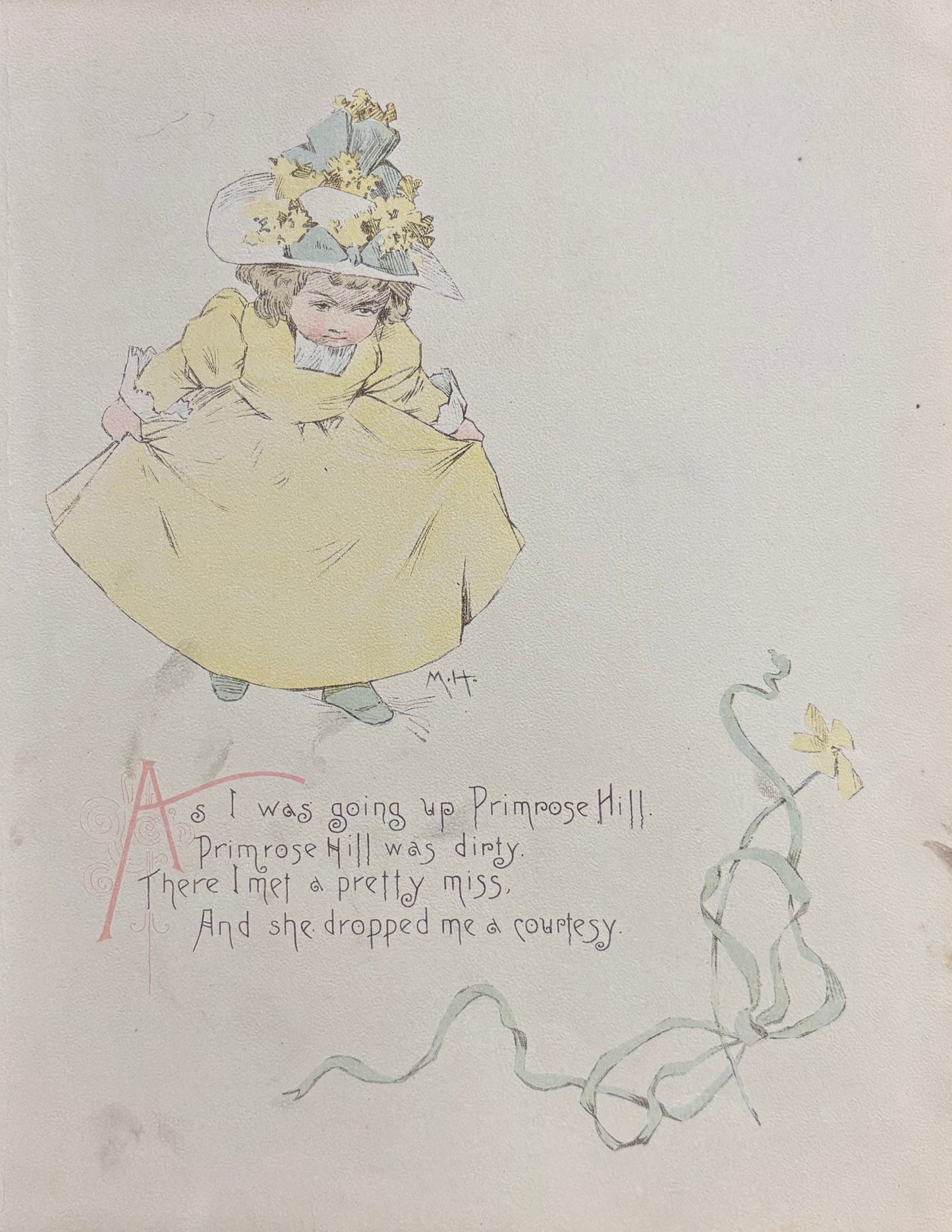 "As I Was Going Up Primrose Hill," by Maud Humphrey