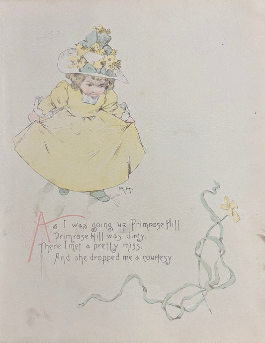 "As I Was Going Up Primrose Hill," by Maud Humphrey