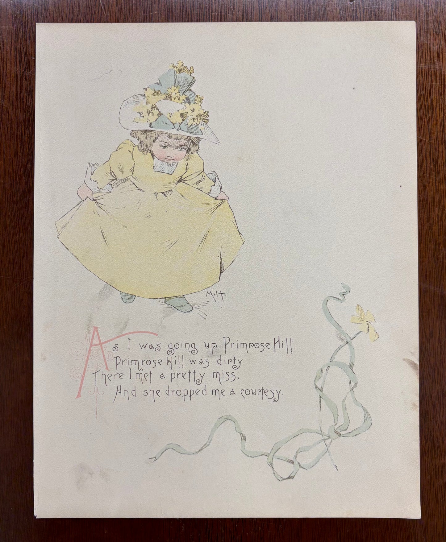 "As I Was Going Up Primrose Hill," by Maud Humphrey