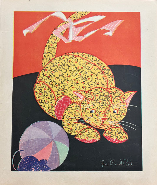 Cat, Ball, Mouse by Fern Bisel Peat