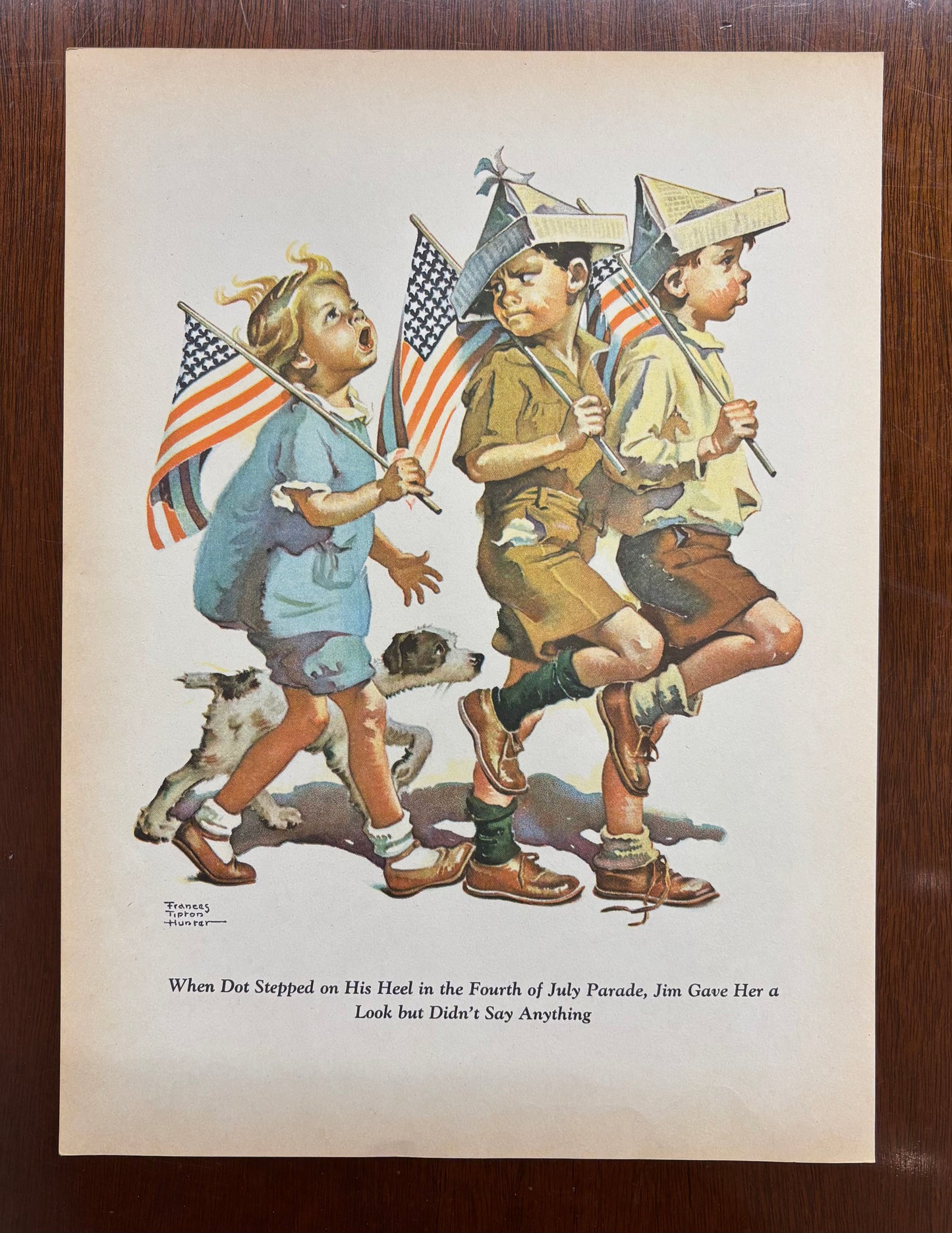 "When Dot Stepped on His Heel in the Fourth of July Parade, Jim Gave Her a Look but Didn’t Say Anything" by Frances Tipton Hunter
