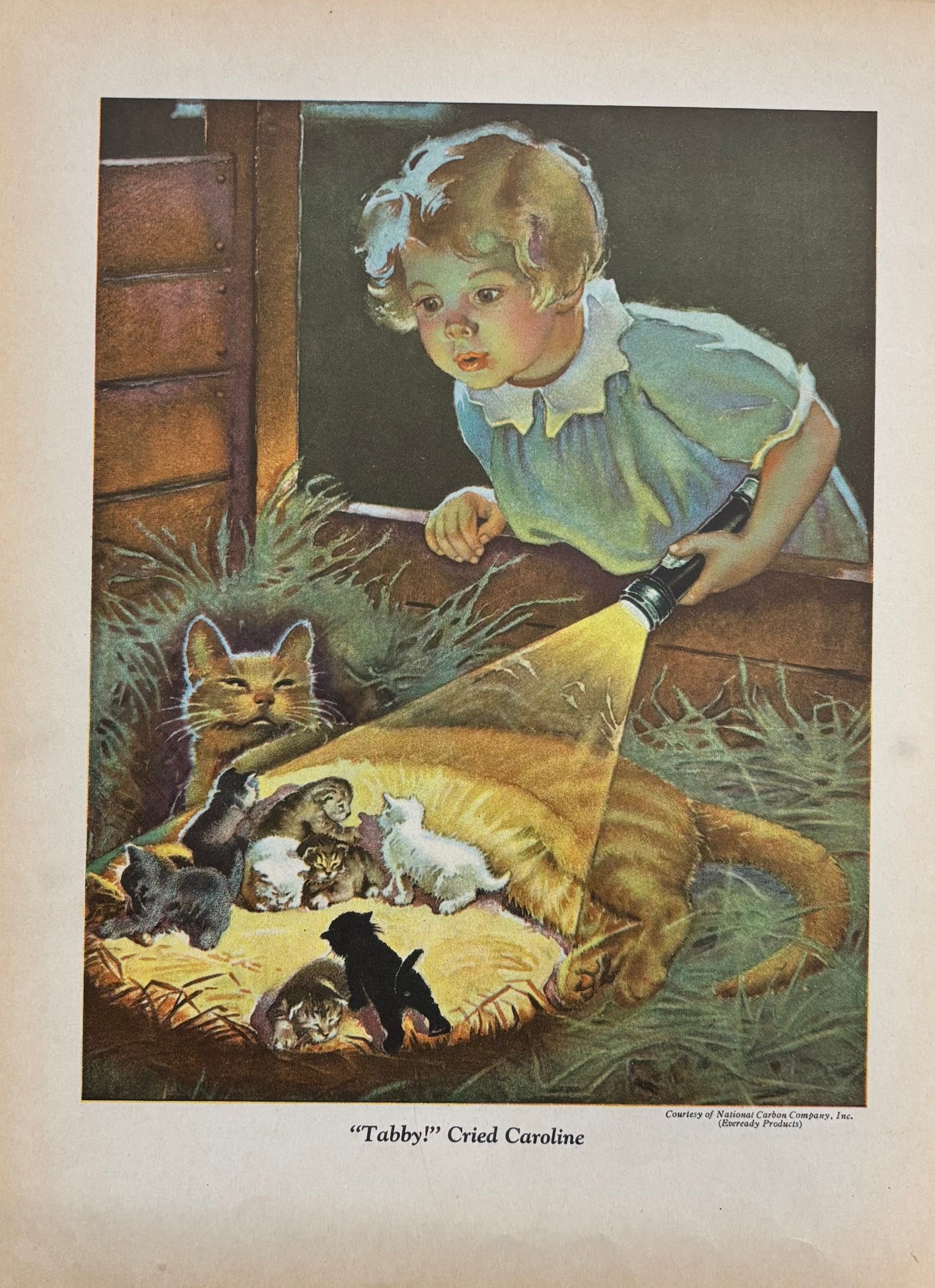 "Tabby!Cried Caroline"by Frances Tipton Hunter
