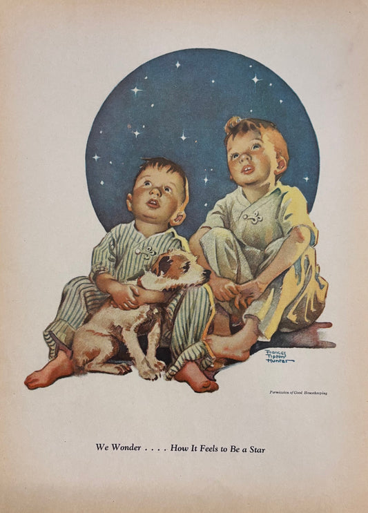 "We Wonder . . . . How It Feels to Be a Star," by Frances Tipton Hunter