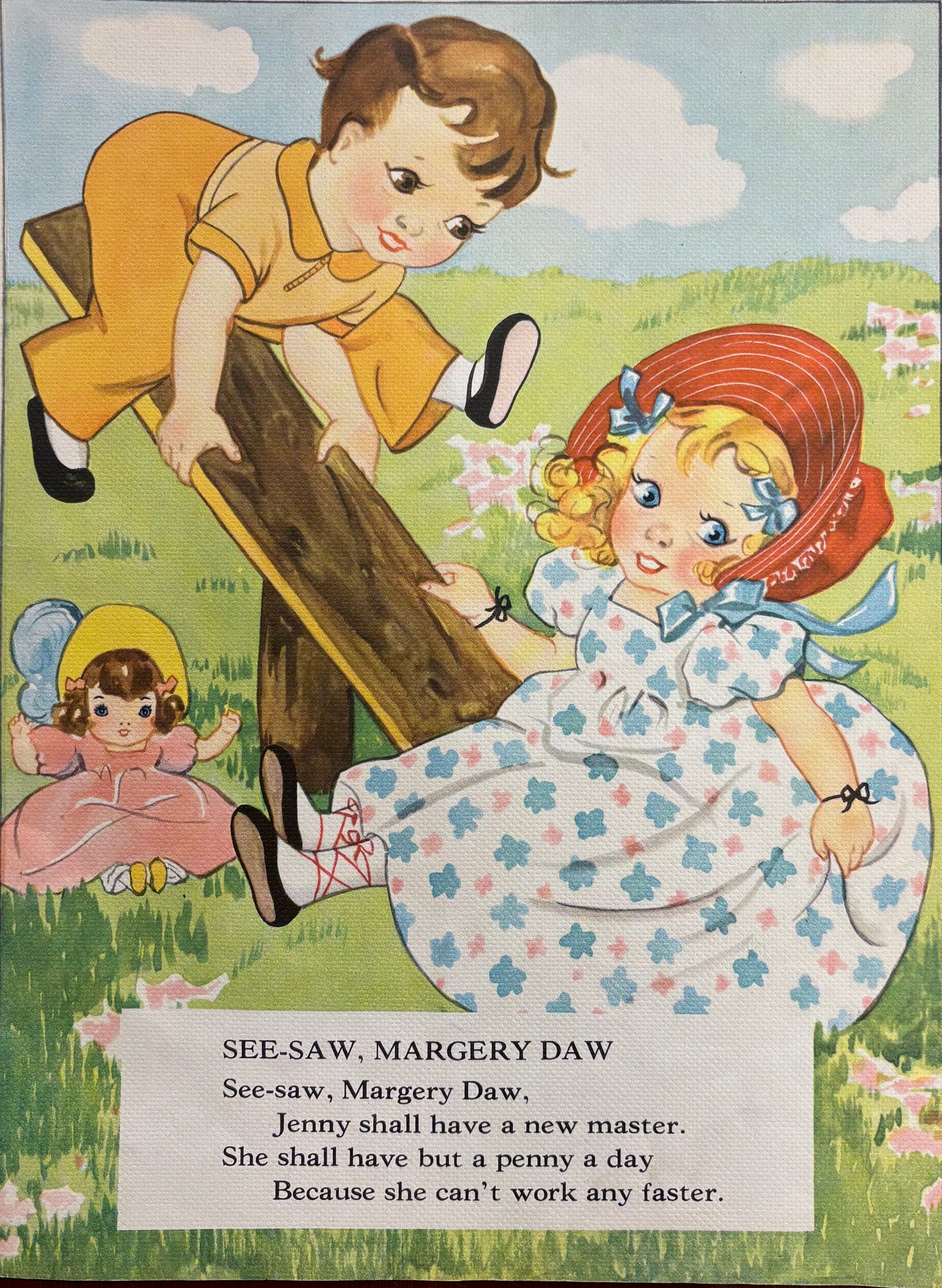 See-Saw, Margery Daw," by Florence Salter
