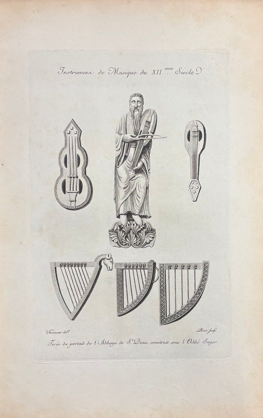 12th-Century Musical Instruments from Saint-Denis by Turreau