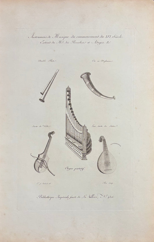 16th-Century Musical Instruments by E.J. Imbard