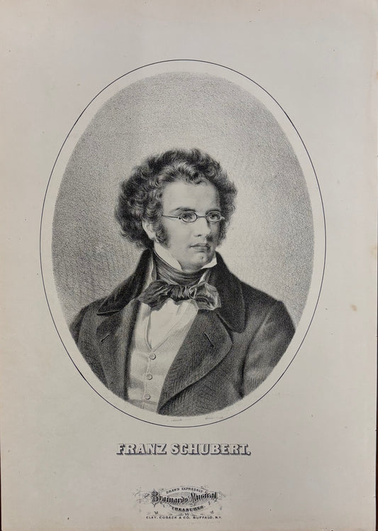 Franz Shubert by Josef Kriehuber