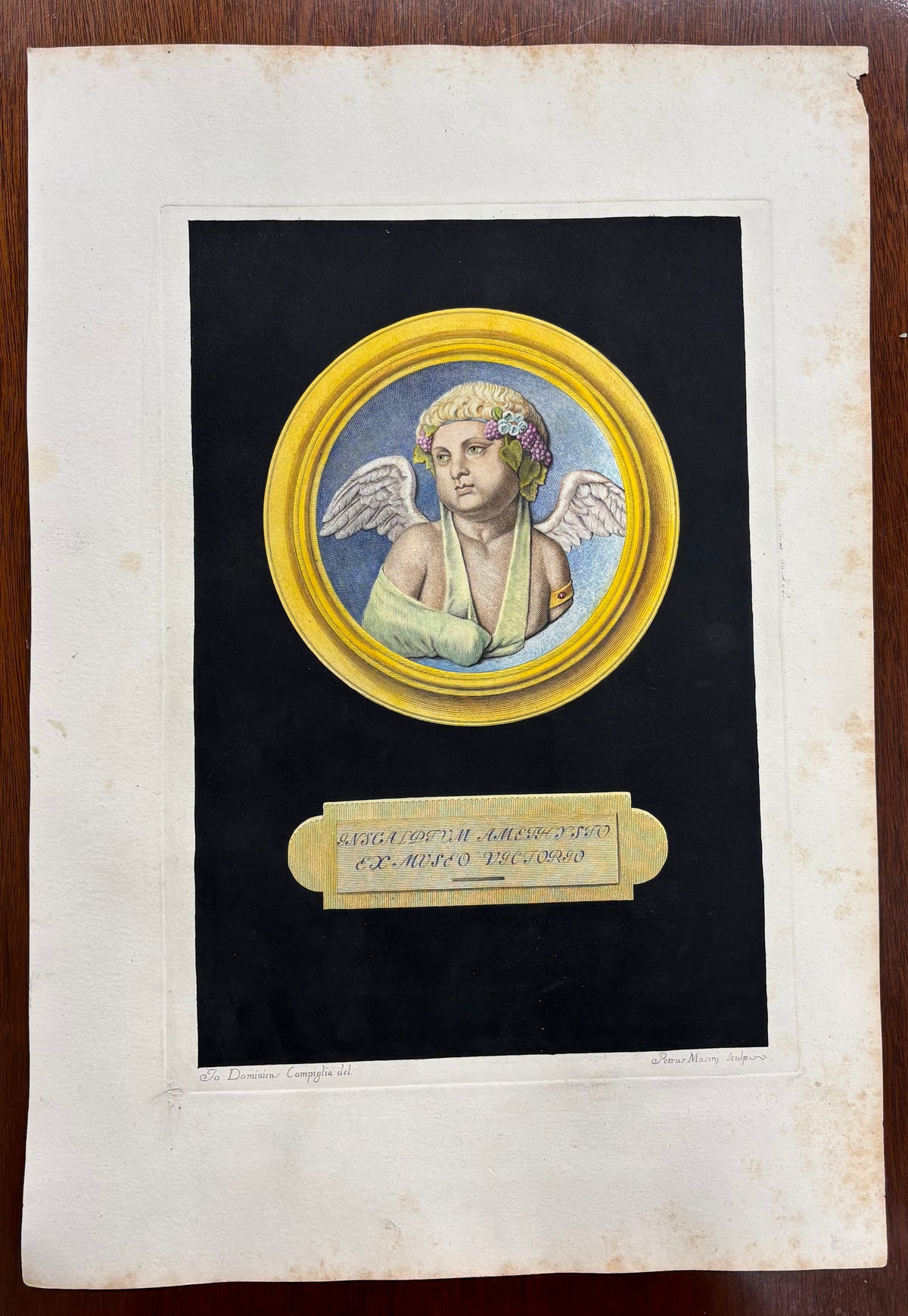 Ancient Roman Cameo by Giovanni Domenico Campiglia