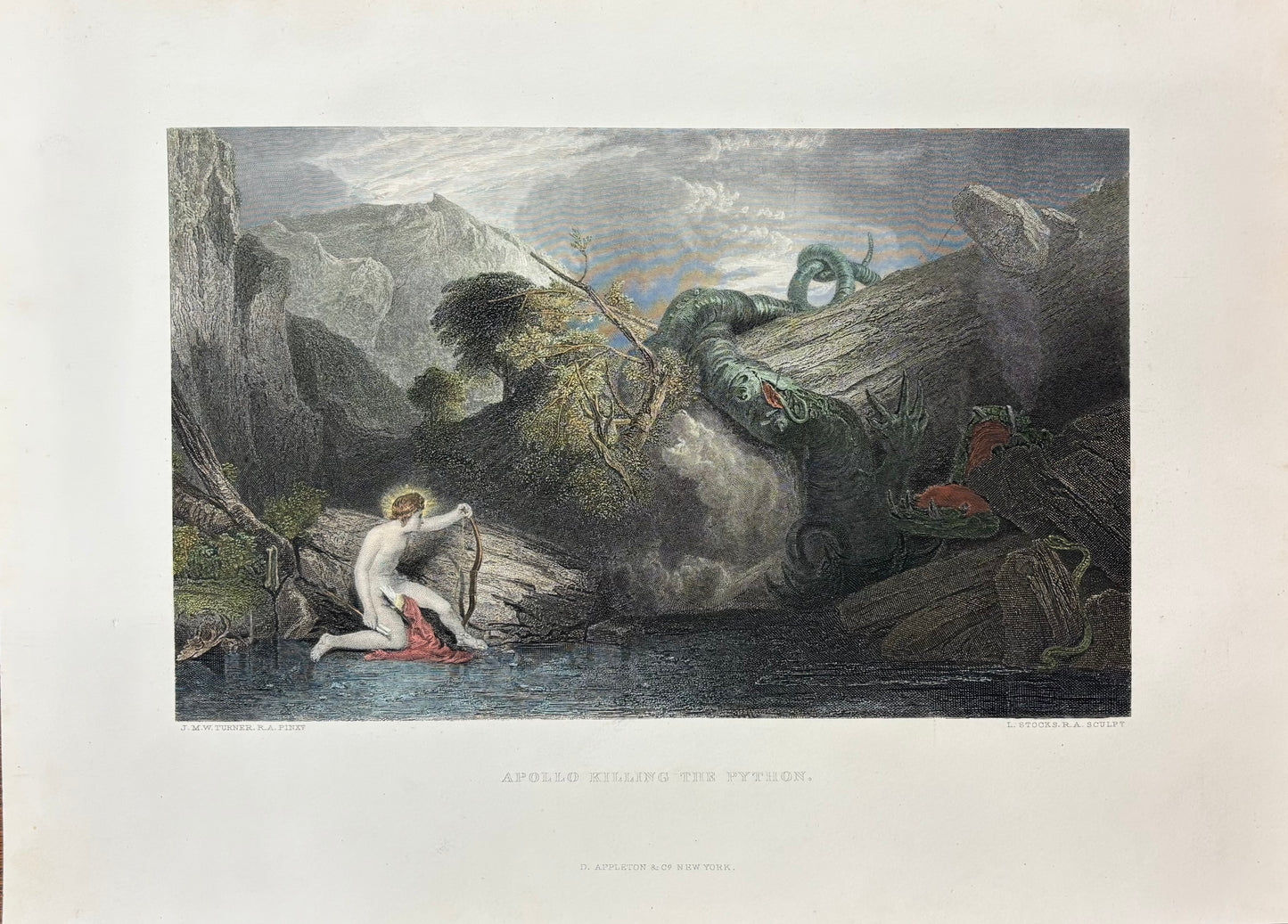 "Apollo Killing the Python” by J.M.W. Turner