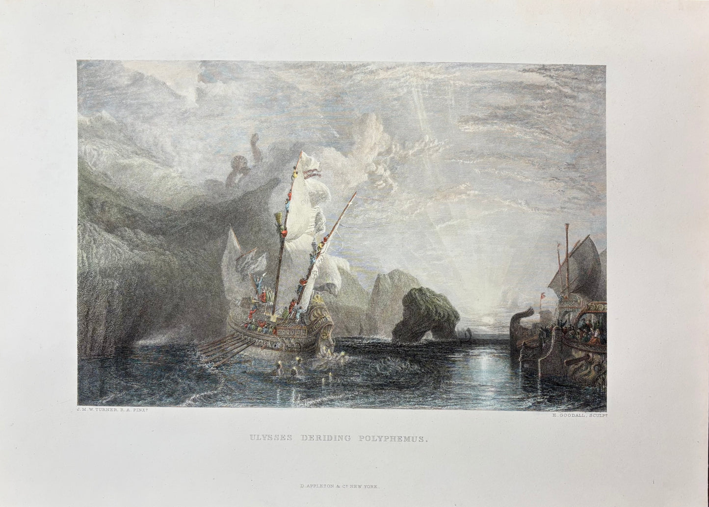 "Ulysses Deriding Polyphemus"by J.M.W. Turner
