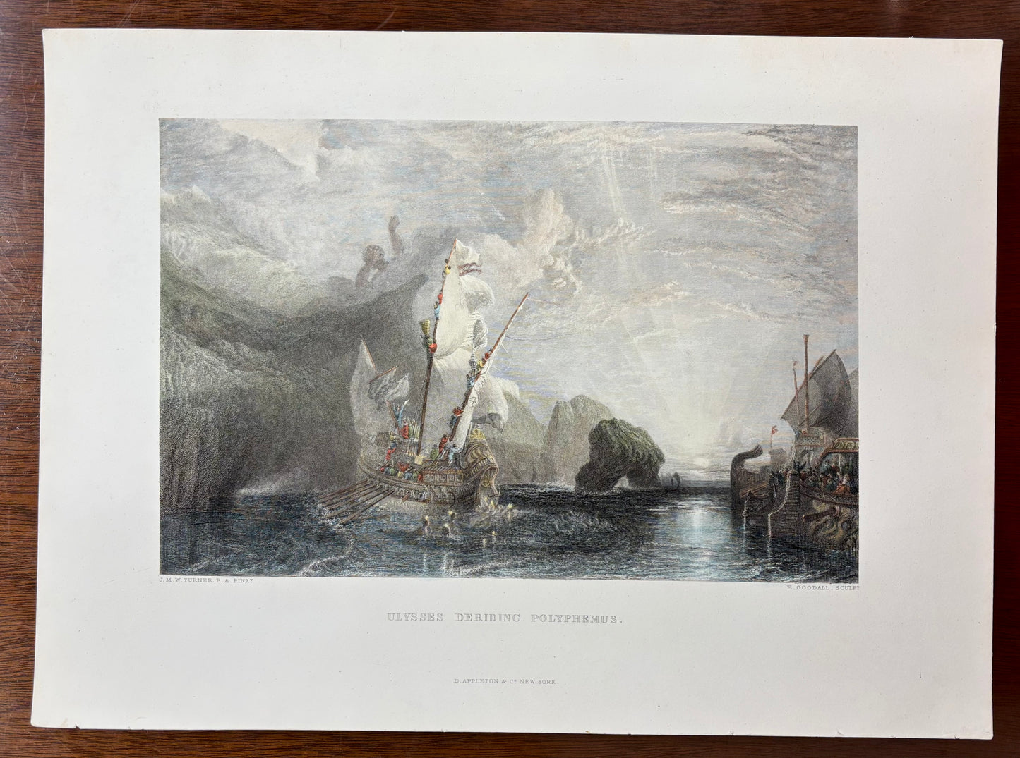 "Ulysses Deriding Polyphemus"by J.M.W. Turner