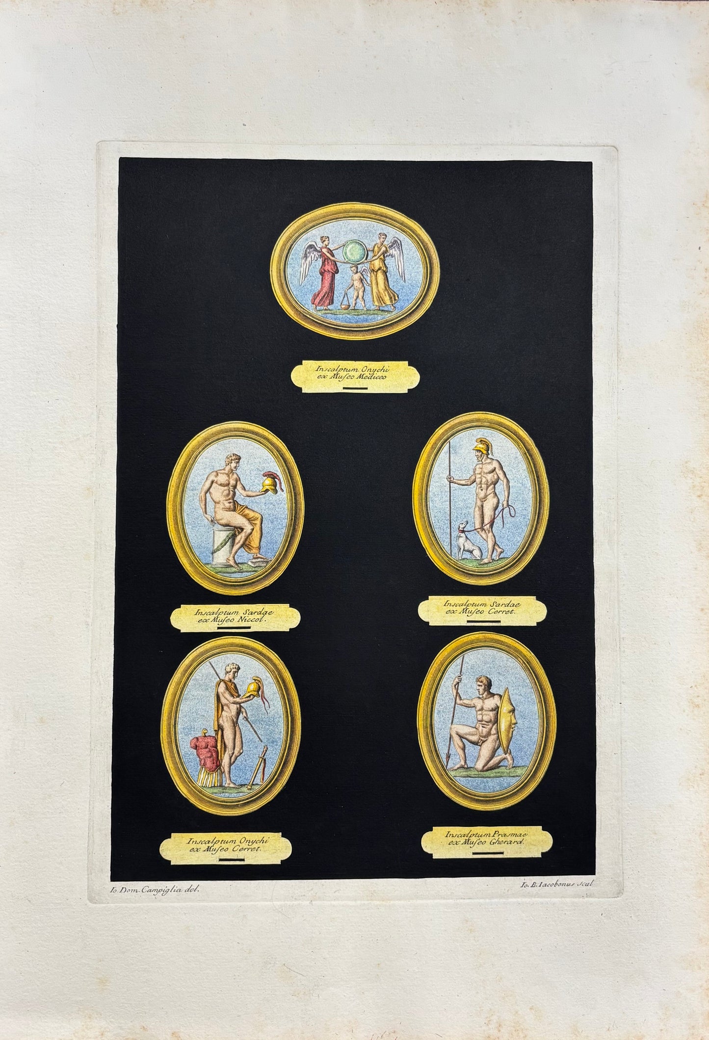 Ancient Roman Cameos by Giovanni Domenico Campiglia
