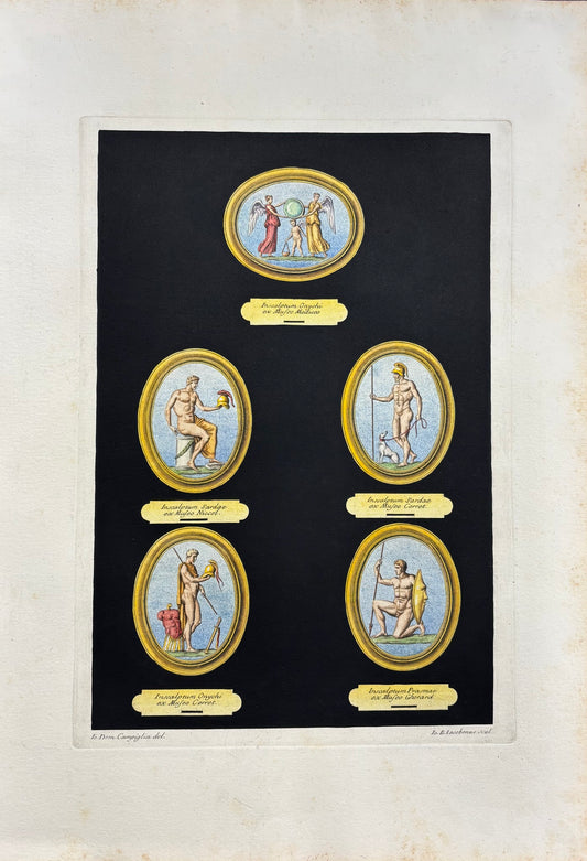 Ancient Roman Cameos by Giovanni Domenico Campiglia