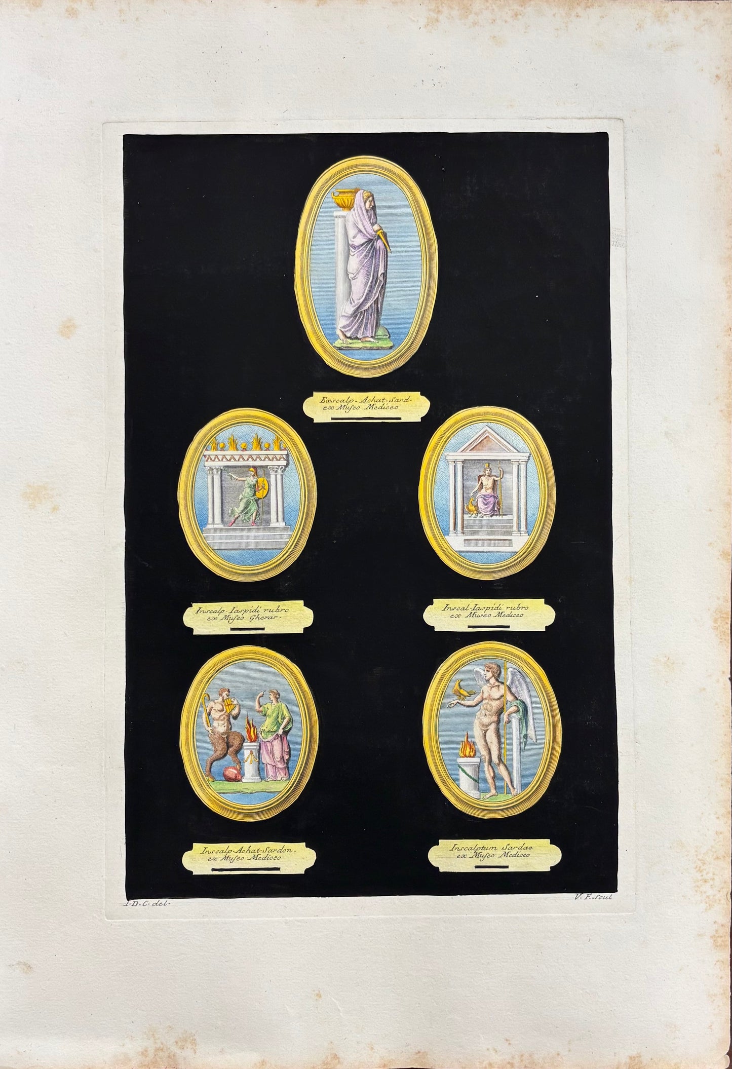 Ancient Roman Cameos by Giovanni Domenico Campiglia