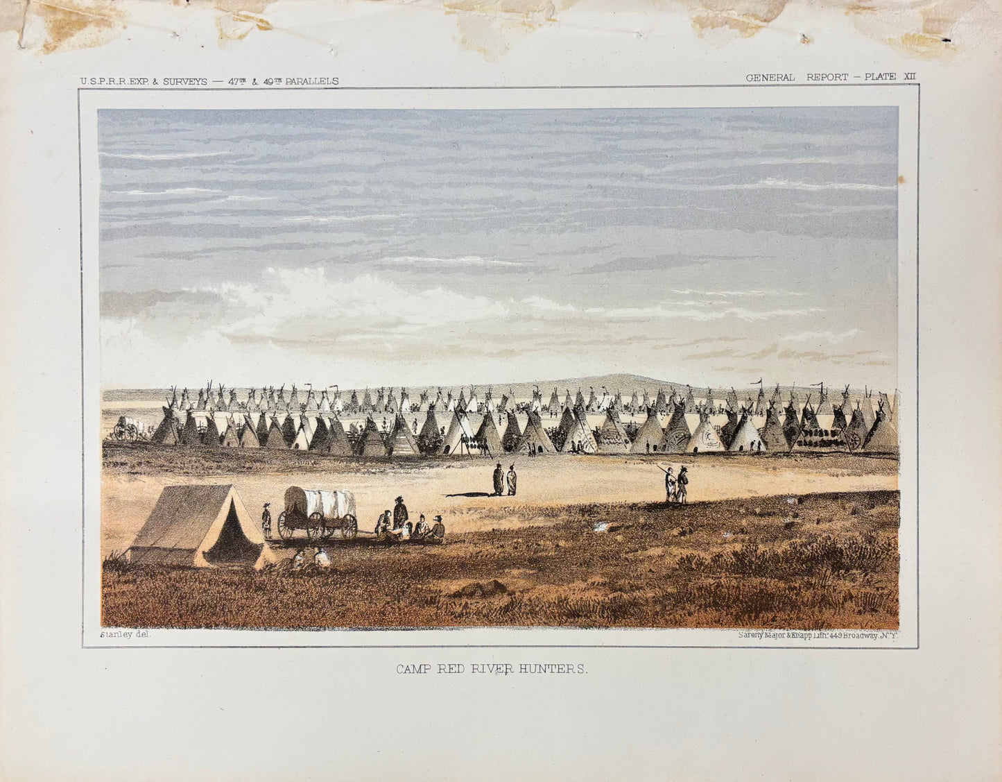 "Camp Red River Hunters" by John Mix Stanley