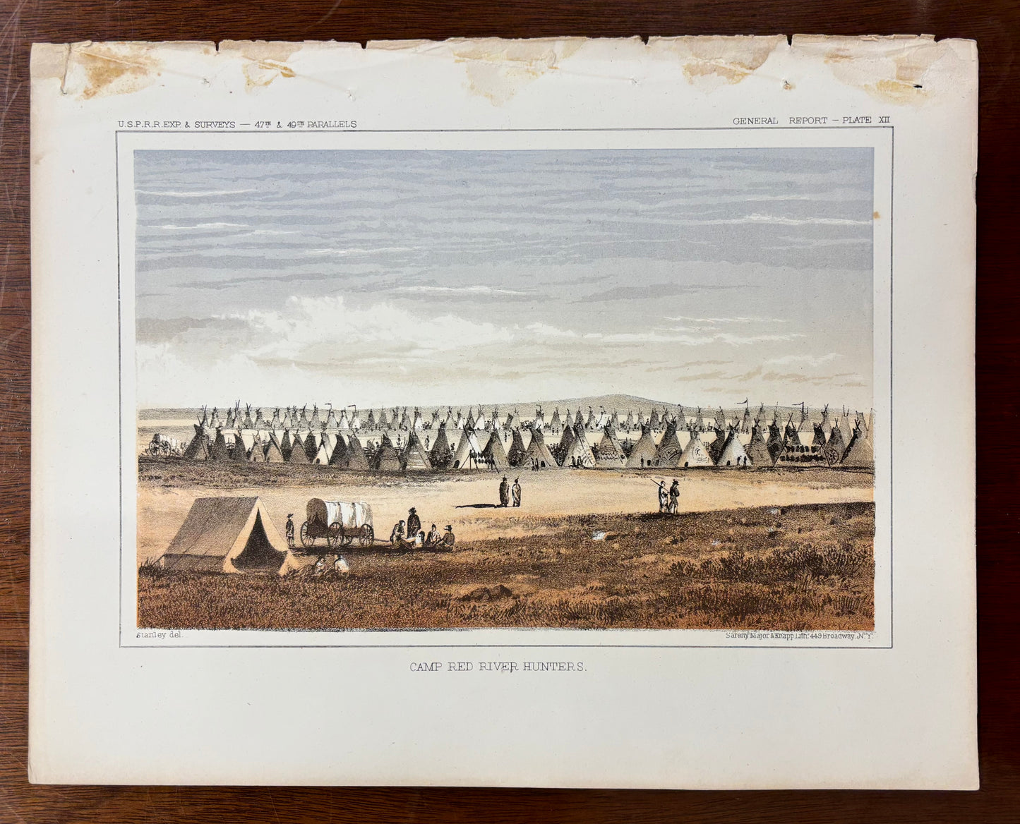 "Camp Red River Hunters" by John Mix Stanley