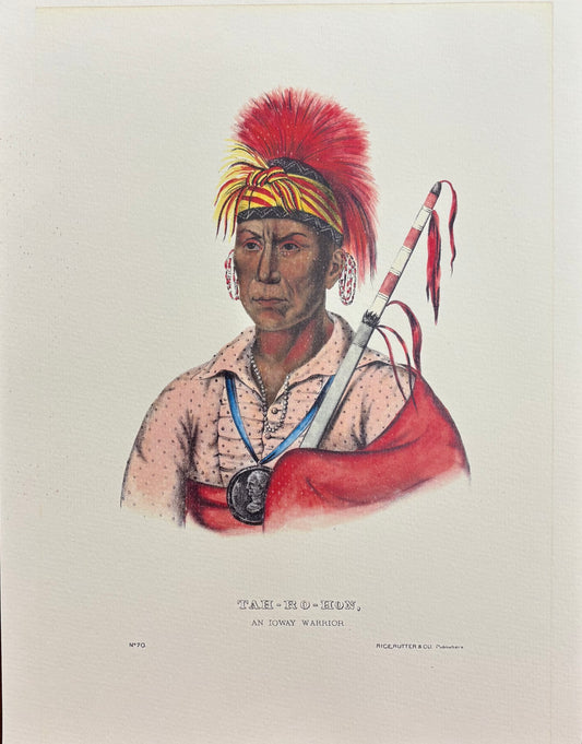 "Tah-Ro-Hon, An Ioway Warrior" by Charles Bird King