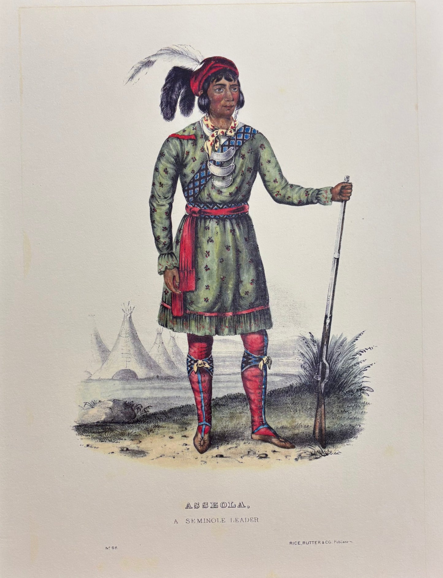 "Asseola, A Seminole Leader" by Charles Bird King