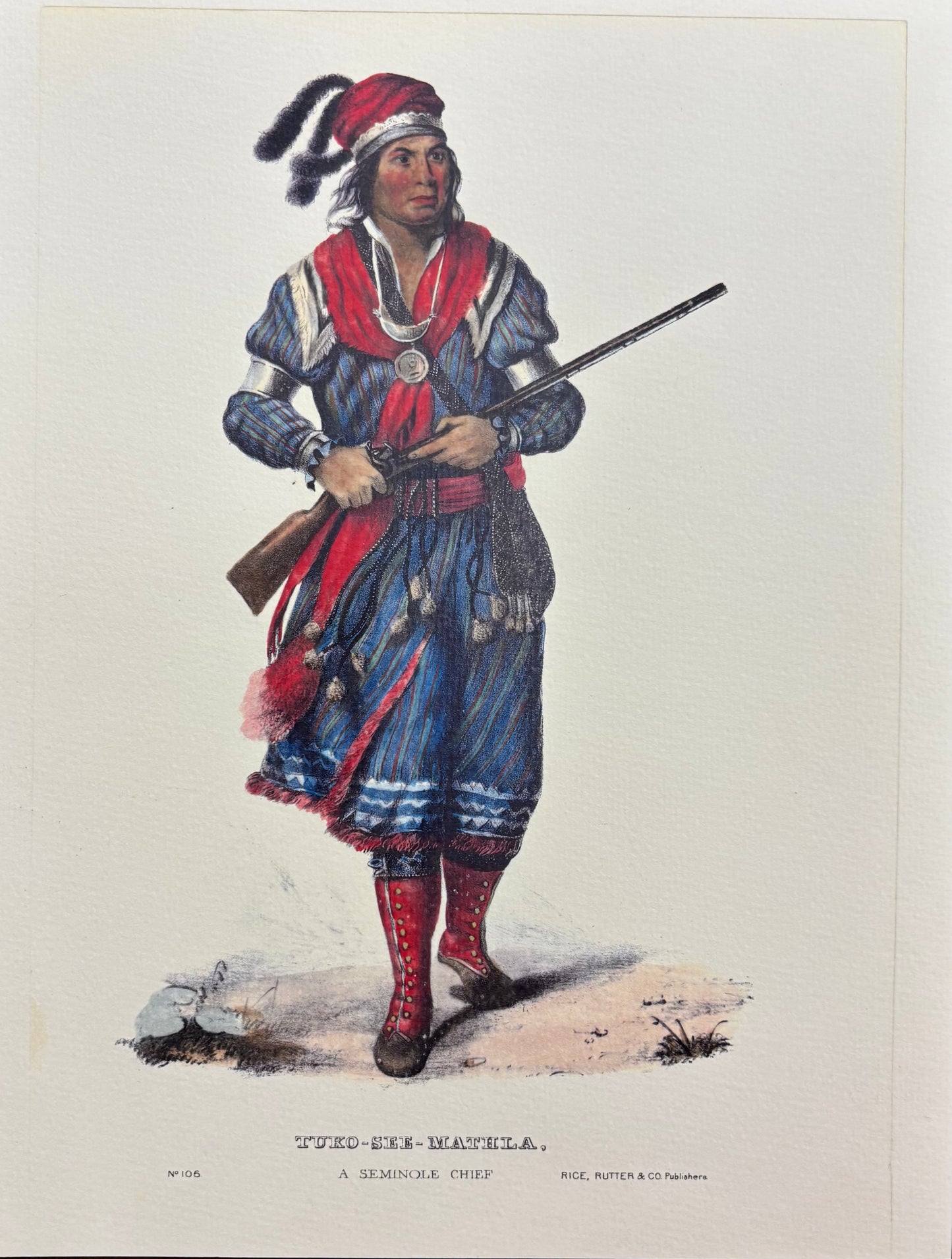 "Tuko-See-Mathla, A Seminole Chief" by Charles Bird King