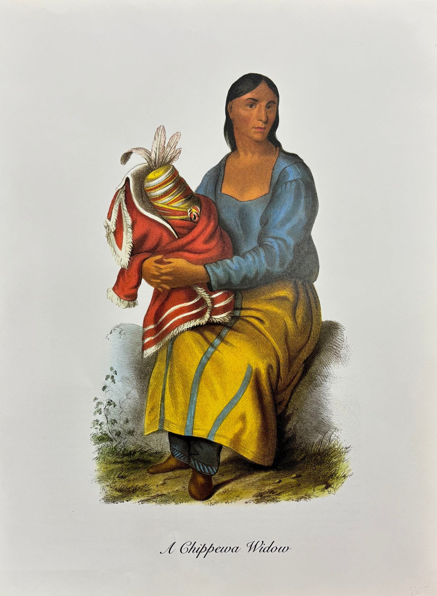 "A Chippewa Widow" by Charles Bird King