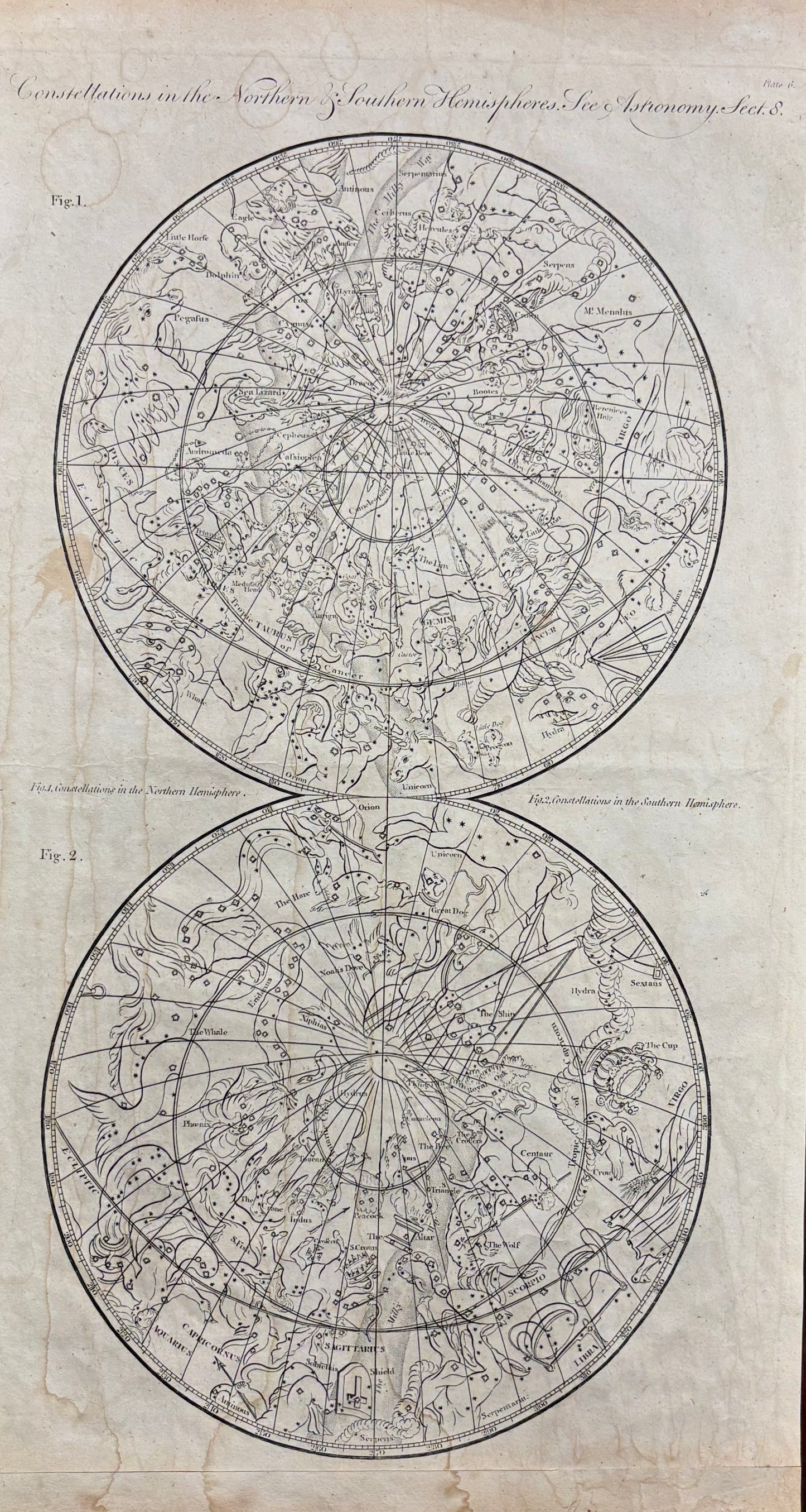 "Constellations in the Northern and Southern Hemispheres" by John Lodge