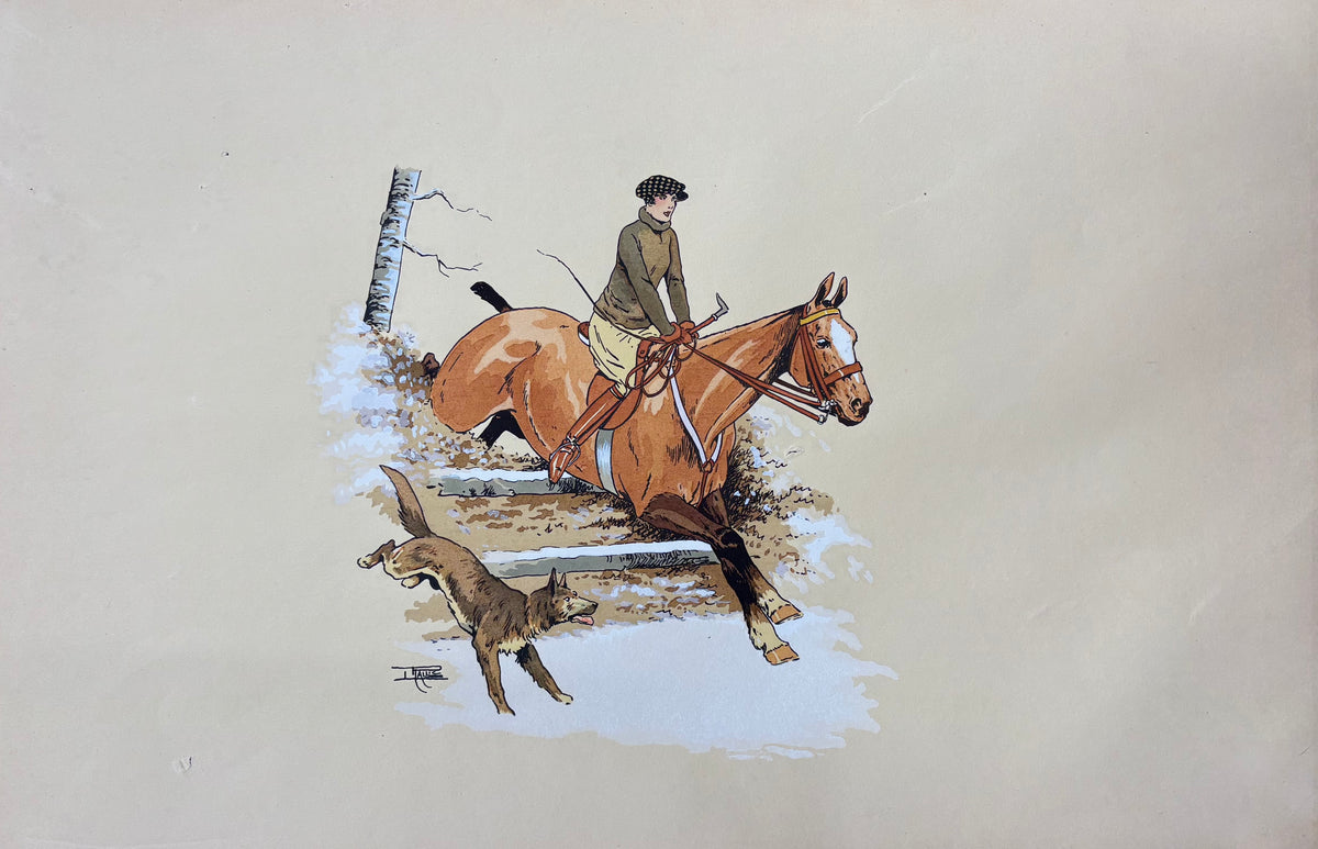 Rider in Green by Étienne Le Rallic