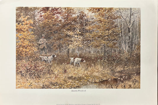 Autumn Woodcock by Arthur Burdett Frost (A. B. Frost)