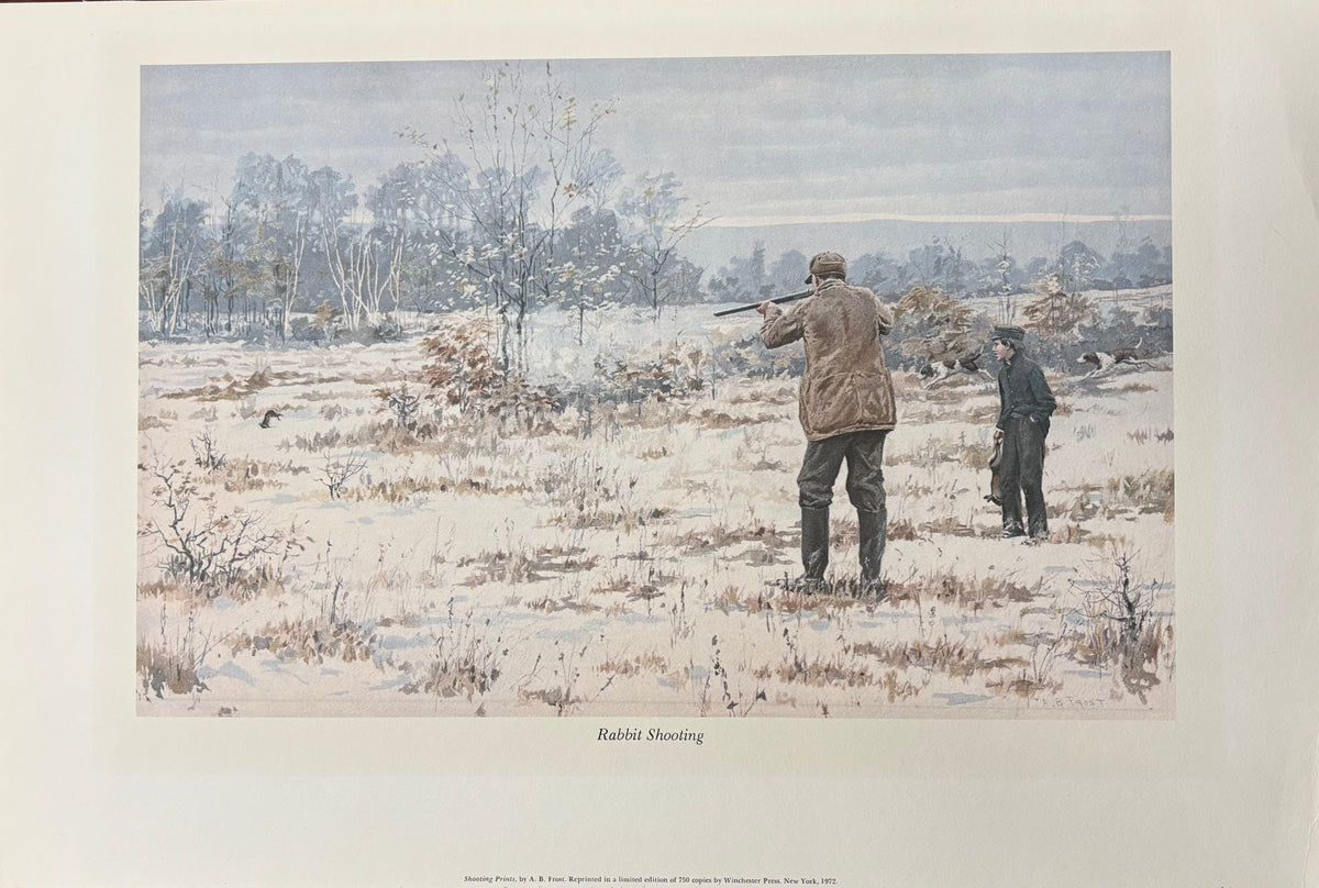 Rabbit Shooting by Arthur Burdett Frost (A. B. Frost)