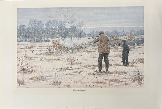 Rabbit Shooting by Arthur Burdett Frost (A. B. Frost)