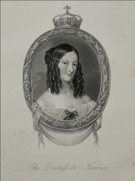 Portrait, The Duchess de Nemours by Sir William Charles Ross
