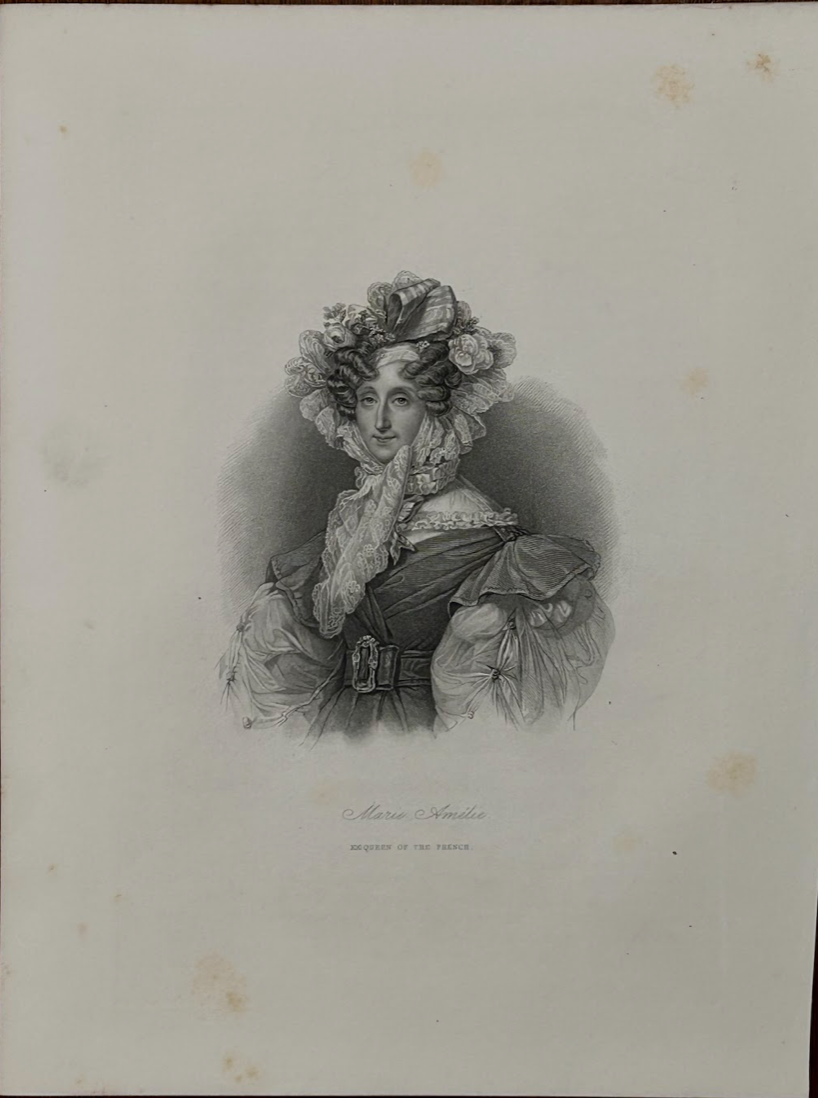 Portrait, Marie Amelie (Ex-Queen of the French) by Henri Grévedon