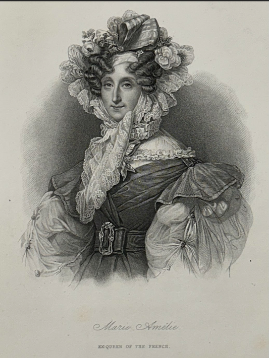 Portrait, Marie Amelie (Ex-Queen of the French) by Henri Grévedon