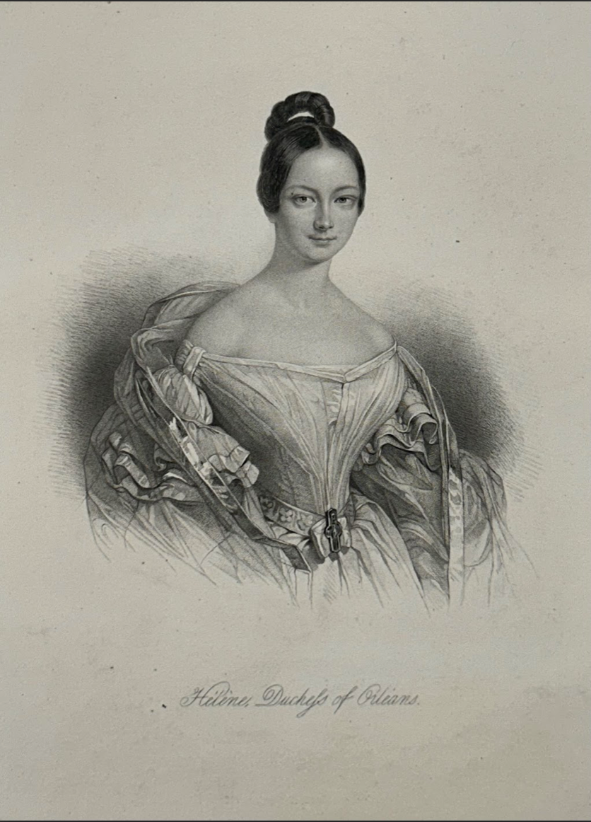 Portrait, Helene, Duchess of Orleans by Julius Schoppe
