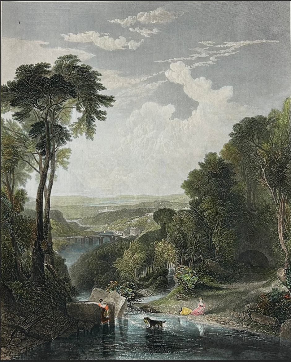 English Landscape, Crossing the Brook by Joseph Mallord William Turner