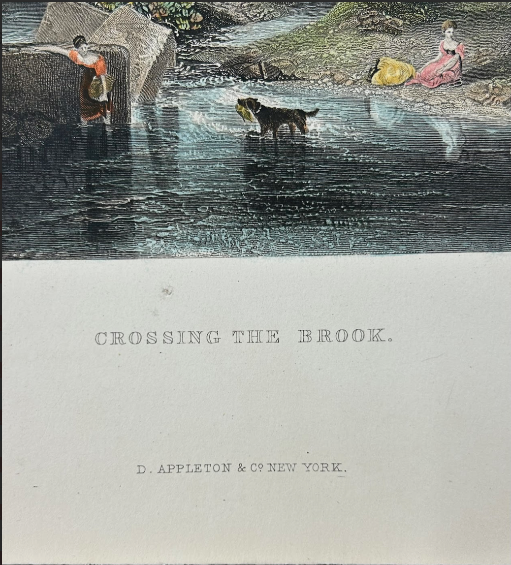 English Landscape, Crossing the Brook by Joseph Mallord William Turner