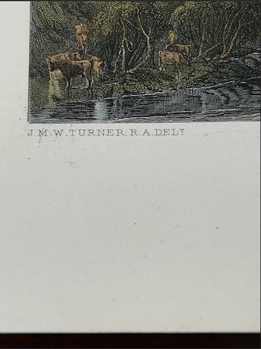 English Landscape, Merrick Abbey, Swaledale by Joseph Mallord William Turner