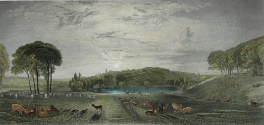 English Landscape, Petworth Park by Joseph Mallord William Turner or J.M.W. Turner
