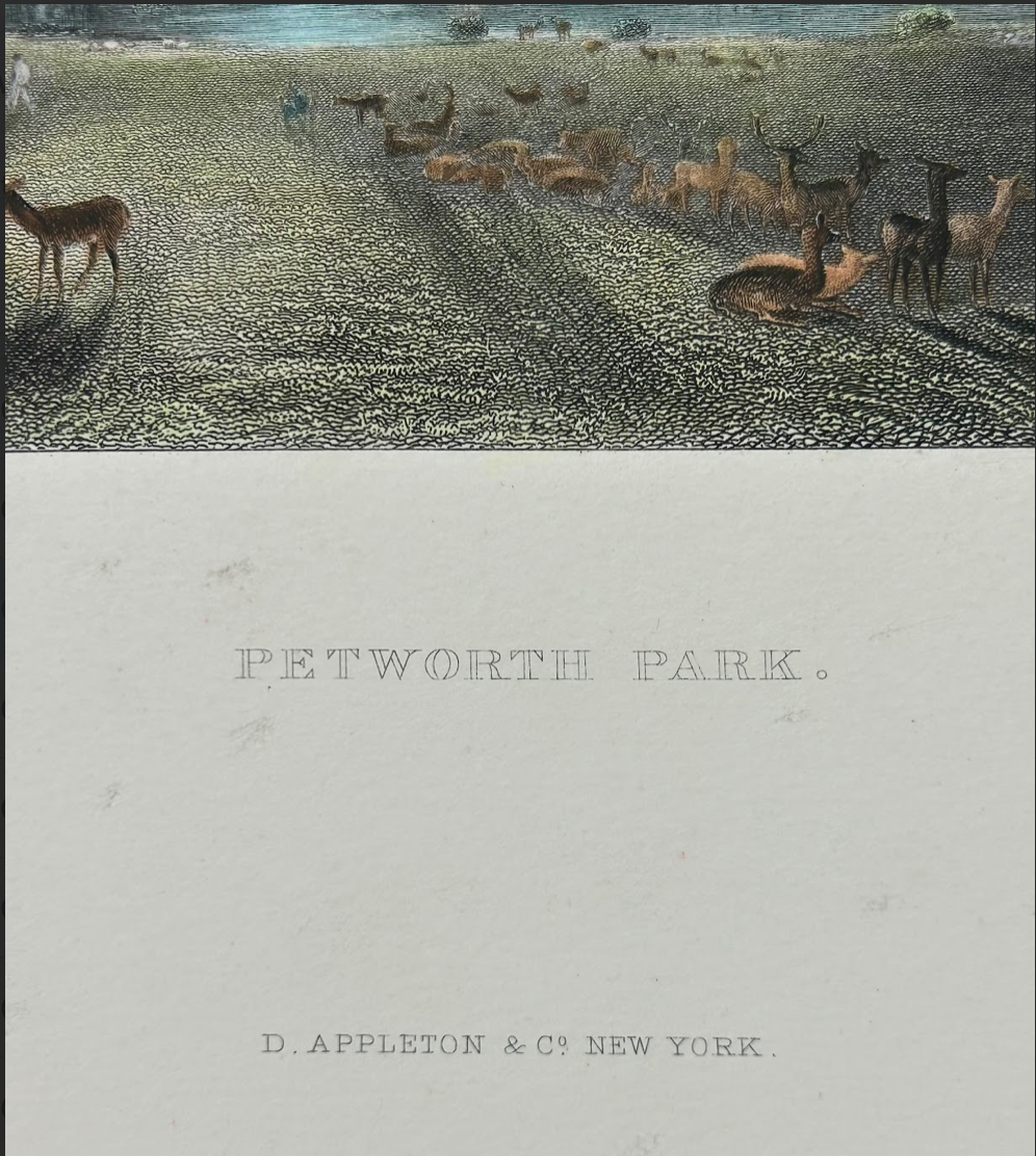 English Landscape, Petworth Park by Joseph Mallord William Turner or J.M.W. Turner