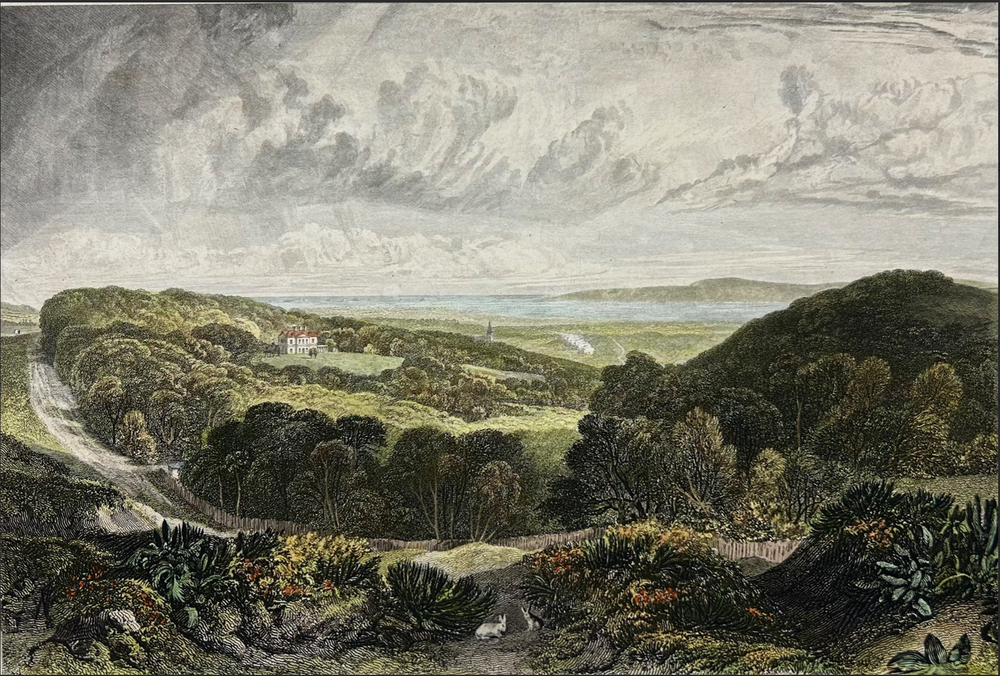 English Landscape, The Vale of Heathfield by Joseph Mallord William Turner