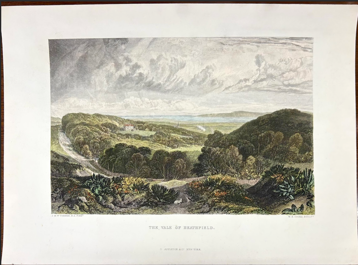English Landscape, The Vale of Heathfield by Joseph Mallord William Turner