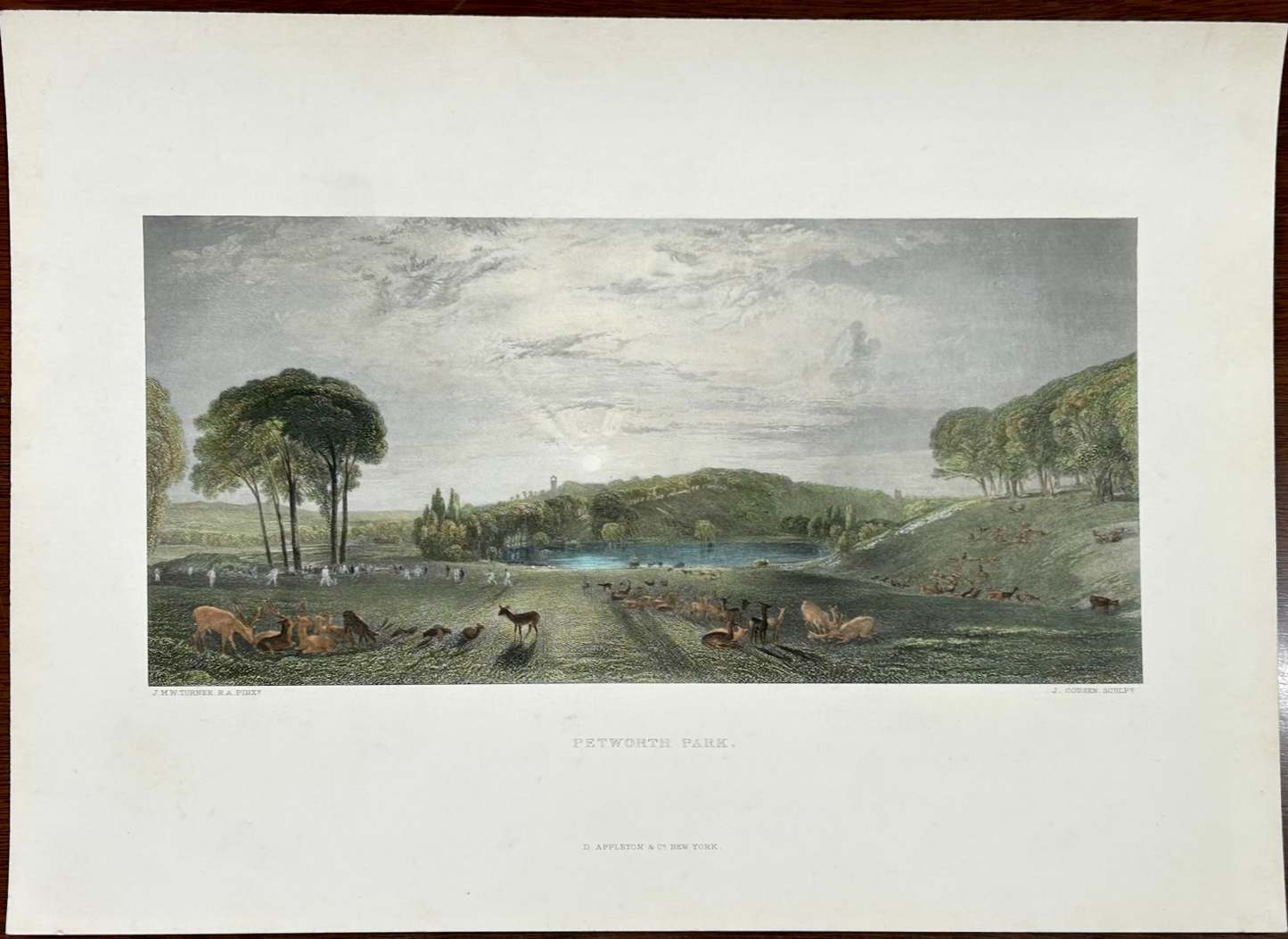 English Landscape, Petworth Park by Joseph Mallord William Turner or J.M.W. Turner