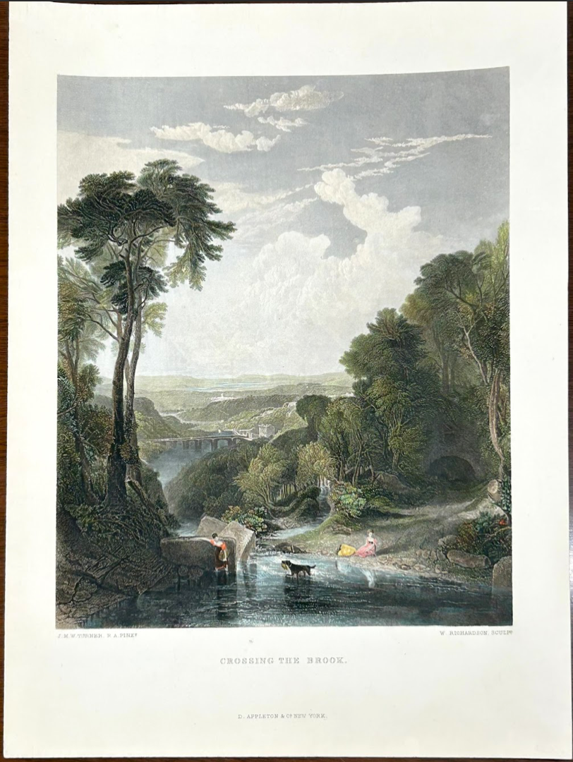 English Landscape, Crossing the Brook by Joseph Mallord William Turner