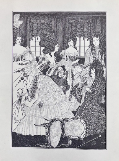 The Beax and the Belles by Aubrey Beardsley