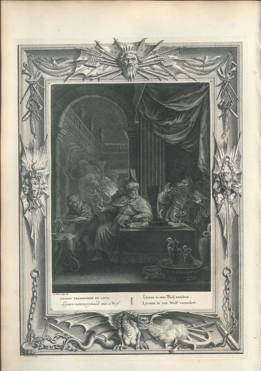Picart, Mythology, Temple of Muses, Lycaon