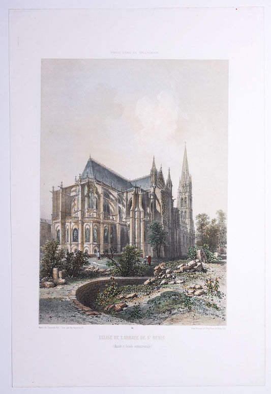 Ciceri lith, Paris in its Splendor, Meudon